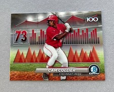 2024 Bowman Chrome Baseball Cam Collier Top 100 #BTP-73 Cincinnati Reds