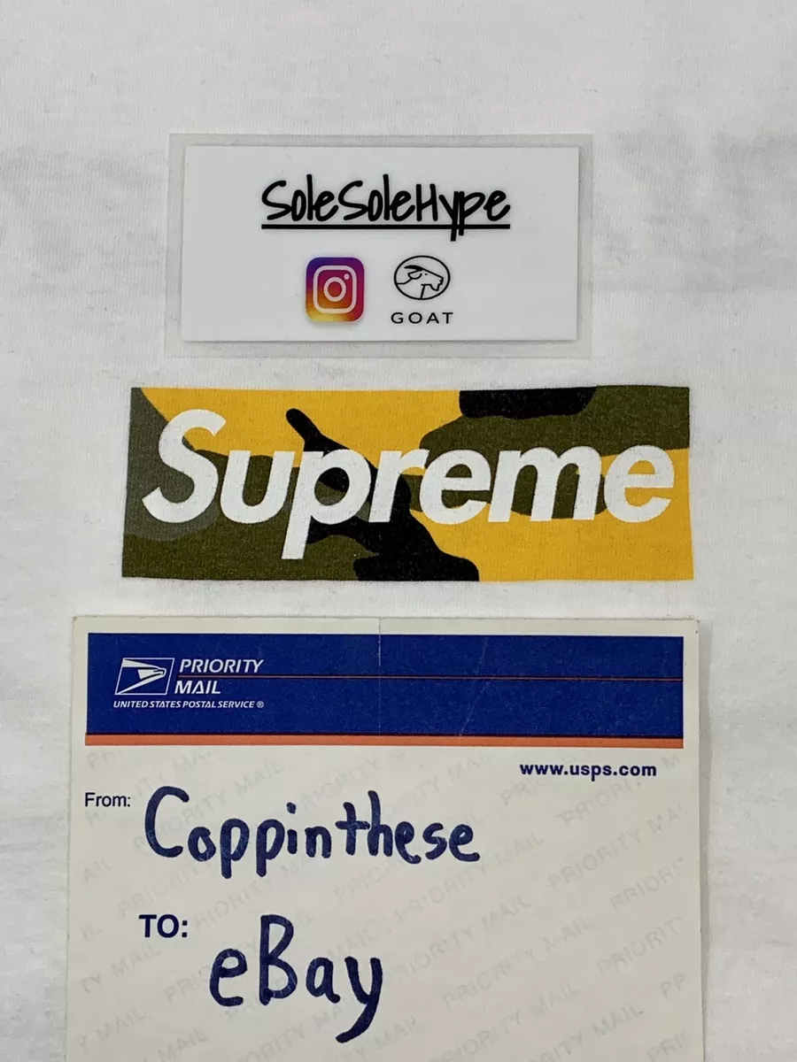 Supreme Brooklyn Opening Yellow Camo Box Logo