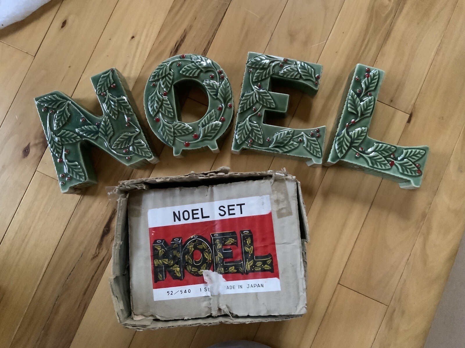 Vintage NOEL Tilso Japan Candle Holders In Box eBay