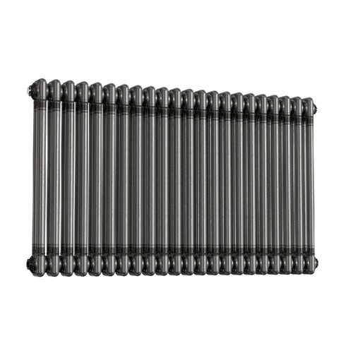 Horizontal Radiator Traditional 2 Column Raw Metal Iron Style Rads 600 ...