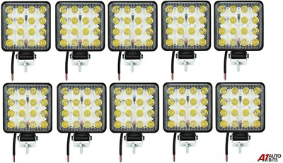 4'' 48W LED-Arbeitsleuchten Spot Beam 10X Lampen Für SUV 4x4 Multi Volt 12V 24V
