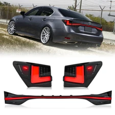 Full LED Tail Lights for Lexus GS350 GS200t GSF 2012-2020 Sequential Rear Lamps