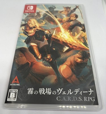 C.A.R.D.S. RPG The Misty Battlefield Japanese ver Japan English Switch USED