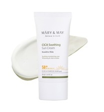 [MARY&MAY] CICA SOOTHING SUN CREAM SPF50+ PA++++ 50ML