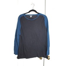 John Varvatos Men's Crew Neck Sweater w/ Contrast Sleeves sz XXL