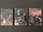 Capcom Resident Evil  / Resident Evil 0 / Resident Evil 4 - Nintendo Gamecube