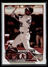 Cal Stevenson 2023 Topps Chrome Sepia Refractors #199 Oakland Athletics