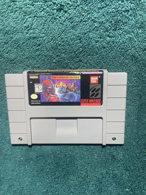 Mighty Morphin Power Rangers The Fighting Edition Super Nintendo SNES