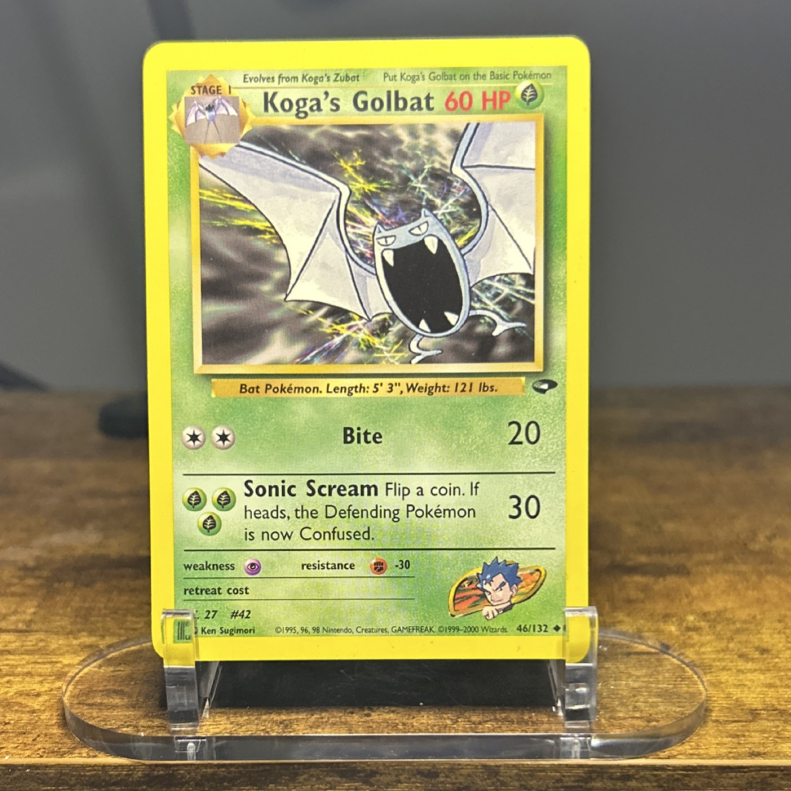 Pokémon TCG Koga's Golbat Gym Challenge 46/132 1st Edition