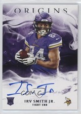 2019 Panini Origins Rookie Auto Irv Smith Jr #RA-IS Auto 6fs