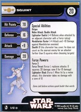 Star Wars Miniatures Knights of the Old Republic 09 Squint Card