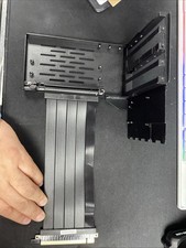 Accessory Universal 4-Slots Vertical GPU Card Holder Kit Black, Gen 4 Riser ...