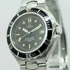 *Vintage* OMEGA Seamaster professional 200m Cal.1438 Quartz Date Black 36mm Men