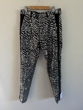Asos Black Sequin Smart Trousers NWT Straight Designer Size 32 W 30L