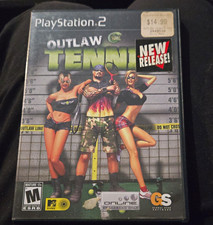 Global Star Outlaw Tennis PS2 Manual Multiplayer M NTSC-U/C 2005 Sports
