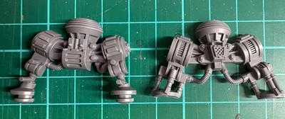Space Wolves Venerable Dreadnought Leg Assemblies - Warhammer 40K Plastikteile