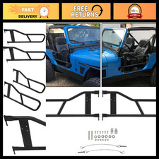 Tubular Door Set For 1987-2006 Jeep Wrangler Tj Yj - Durable Easy Install