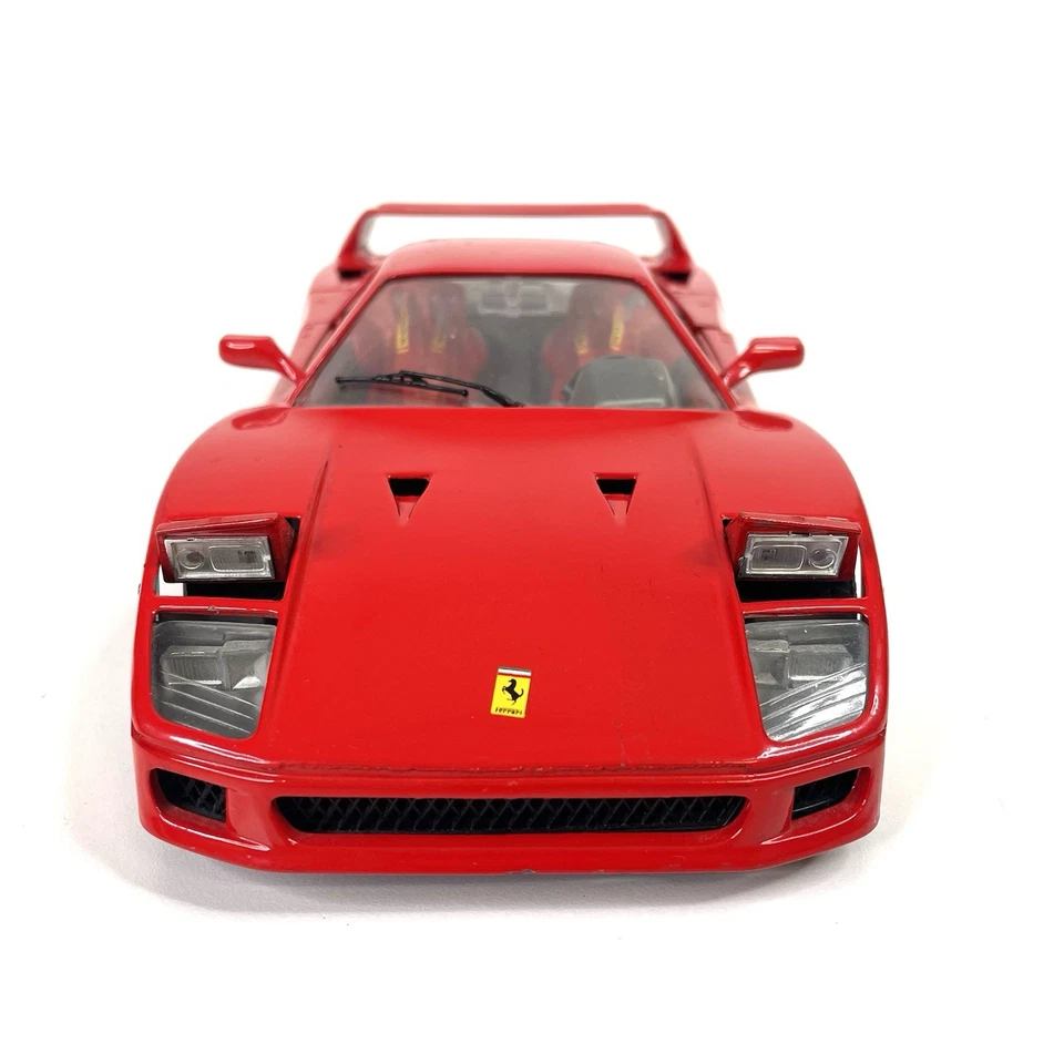 Tonka Polistil Ferrari F40 Red Diecast Model Car 90s  Made in Italy - Scale 1:18 - Image 3 of 4