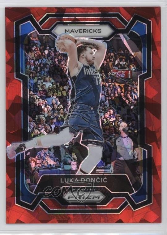 2023-24 Panini Prizm Red Ice Prizm Luka Doncic Luka Dončić #110 1r13
