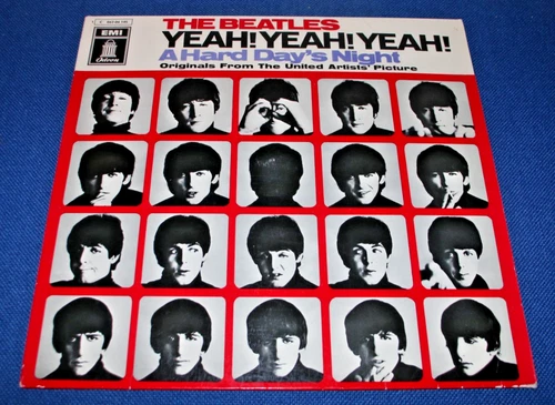 Beatles-A Hard Day's Night LP (1969 Reissue, Odeon 1C 062-04 145) VG/VG+