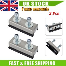 2x Camper Van Motorhome Roof Rail Mounting Brackets for Solar Panel or Roof Rack