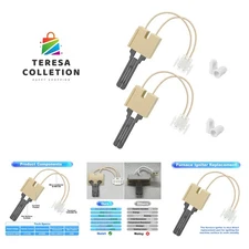 2 Pack 62-22868-93 Furnace Ignitor, Furnace Hot Surface Ignitor Igniter Direc...