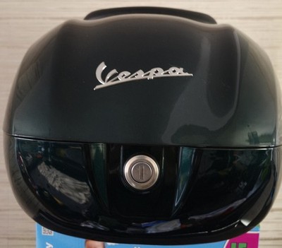 Vespa GTS 36 Liter Top Box Case Metalic Green Racing 60er Sixties