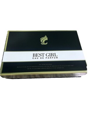 Best Girl Eau de Parfum Gift Set Spray Shower Gel Body Lotion Mist Floral Citrus