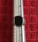 Vintage Avon Sterling Silver Ring Black Onyx Style SIZE 10