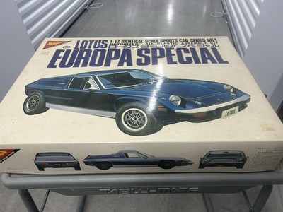 Nichimo #MB-1201 Lotus Europa Special 1/12 1976 Vtg Motorized Car Model Unbuilt