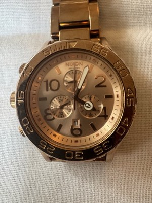 Nixon The 42-20 Chrono ''Minimize'' Pink Rose Gold Chronograph Men's Analog Watch