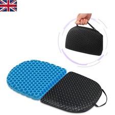 Small Foldable Cooling Gel Seat Cushion - Pressure Relief for Travel and More