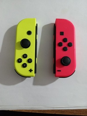 Nintendo Switch Joy-Cons - Neon Pink/Neon Green (No straps)