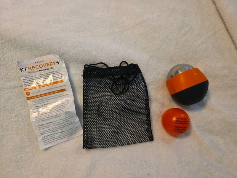 KT Tape Recovery Heat Therapy Ball Roller Muscle Massage - No Cold Blue Ball