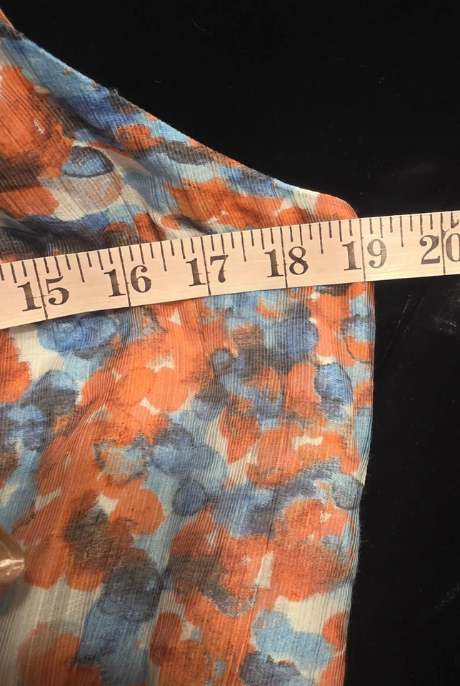 Maxi vestido para mujer Marc New York Andrew Marc sin mangas forrado floral talla 14 Foto 4 de 4