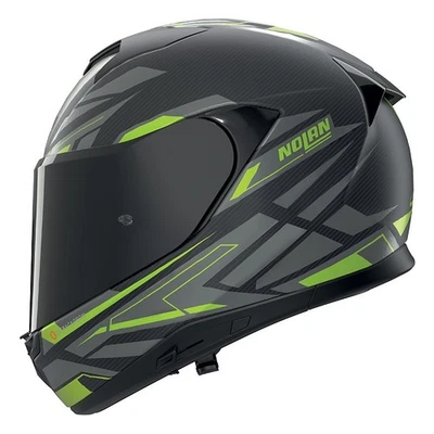 Casco Integral NOLAN X-904 U.C. ROMBO 349 Antracita Verde Brillante Talla M - Imagen 1 de 2