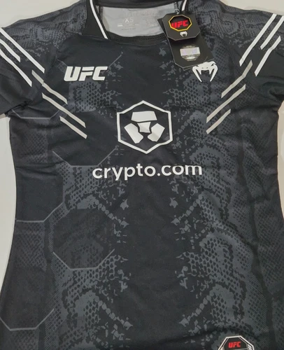 UFC X Venum Authentic Fight Night Womens Jersey XS Black Adrenaline Dry Tech