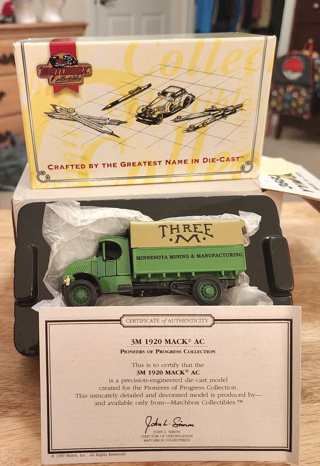 Camión pesado Matchbox Pioneers of Progress 1920 Mack AC Three M 3 3M nuevo en caja B6 Foto 2 de 4