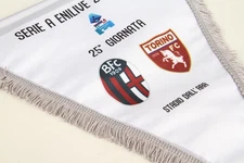 gagliardetto worn football BOLOGNA - TORINO FC 2024-2025 fussball pennant wimpel