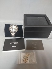 Reloj Radio Satelital GPS Citizen Attessa CC9010-66A Juego Completo 18cm+4 Enlaces