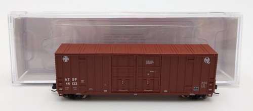 Coche de carga InterMountain 6133003-02 escala N ATSF doble puerta #46122 LN/caja | Condition: Used