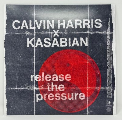 CALVIN HARRIS X KASABIAN RELEASE THE PRESSURE RED 12'' VINYL USA - UK IMPORTED