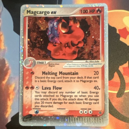 Pokemon Magcargo ex 17/97 EX Dragon Holo Ultra Rare English 2003