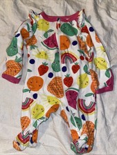 Wonder Nation Newborns Sleeper Fruit Print