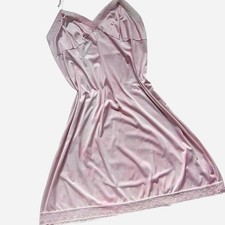 Vintage Vanity Fair Pink Satin Slip Nightgown