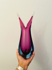 Vase XL En Verre De Murano Sommerso Par Flavio Poli Pour Seguso Vetri D'Arte