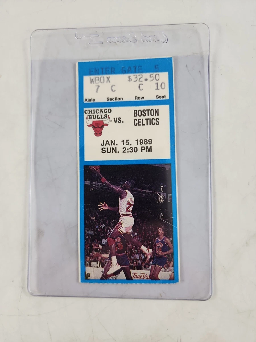 Basketball Chicago Bulls Original Vintage Sports Ticket Stubs for