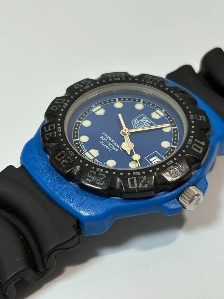 Часы мужские TAG HEUER 381.513/1 Formula 1 Pro синие черные б/у - Изображение 2 из 4