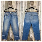 Frame Denim Le Nouveau Straight Jean With Distressed Line Hemline Size 26. — photo 8
