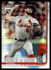 2019 Topps Chrome Daniel Ponce de Leon Rookie St. Louis Cardinals #75